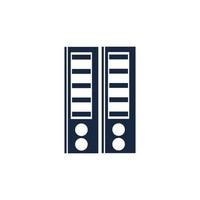 Binder simple. Office folder icon vector
