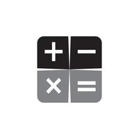 Calculator vector icon template background