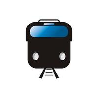 Train icon vector background