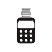 Credit card machine. ATM for money. Payment terminal illustration vector