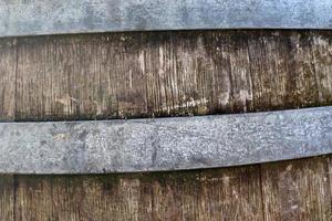 vista de cerca en diferentes superficies de madera de troncos de tablones y paredes de madera en alta resolución foto