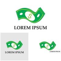 Dollar vector icon background template illustration