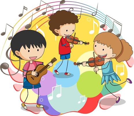 Doodle kids music band