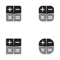 Calculator vector icon template background