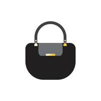 Woman bag icon vector background