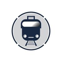 Train icon vector background