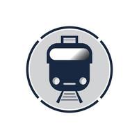 Train icon vector background