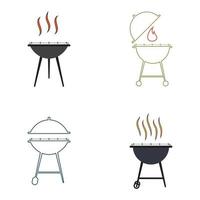 Barbecue icon vector illustration