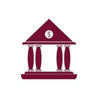 Business and finance icon bank vector illustration