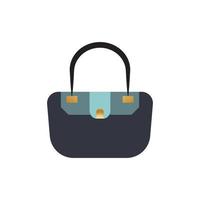 Woman bag icon vector background