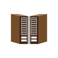 Binder simple. Office folder icon vector