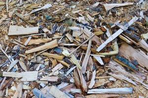 Detailed close up view on different wood surfaces showing planks logs and wooden surfaces in high resolution. photo