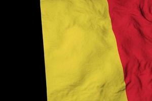 Belgian flag in 3D rendering photo