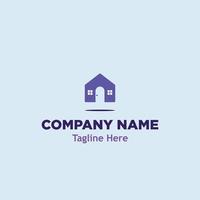 real estate concept house home logo vector