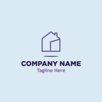 real estate concept house home logo vector