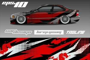 Race car livery design vector