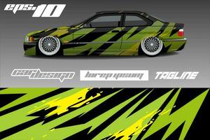 Race car livery design vector