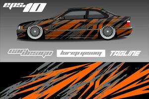 Race car livery design vector