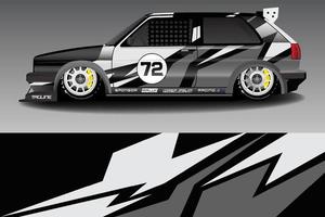 Race car livery design vector