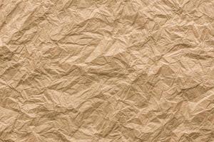 background and texture of brown Wrinkled paper photo