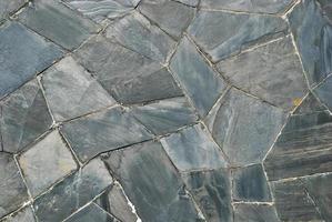 pattern of Slate Stone wall photo