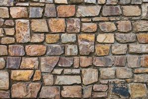 Pattern of old stone Wall photo