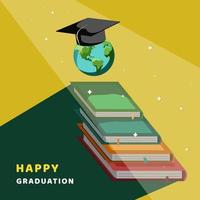 Graduation vector illustration