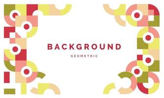 Color Geometric Pattern Background Vector