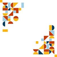 Color Geometric Pattern Background Vector