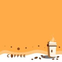 Background Drink Coffee Design Vector Illustration