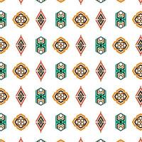 Ethnic motif pattern background vector