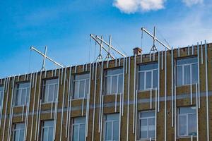 Mineral wool insulated facade photo