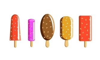 Ice Cream Complete Collection Vector Illustration