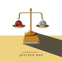 International Justice Day vector