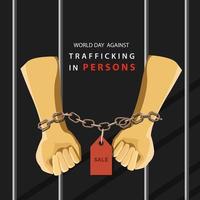 World Day against Trafficking in Persons vector