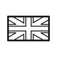 United Kingdom Line Icon vector