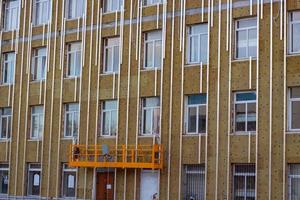 Mineral wool insulated facade photo