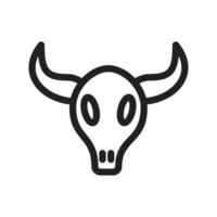 Bull Horns Icon vector