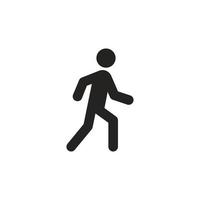 walking icon illustration, vector design.