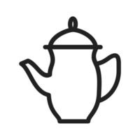 Jug Line Icon vector