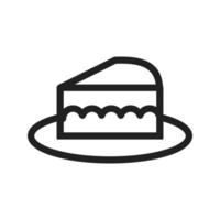 Slice of Cake Icon vector