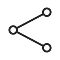 Sharing Line Icon vector