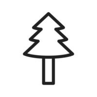 Tree II Line Icon vector