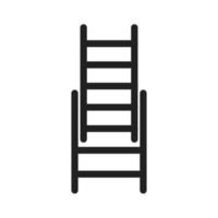 Ladders Line Icon vector