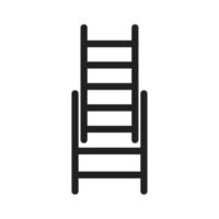 Ladders Line Icon vector