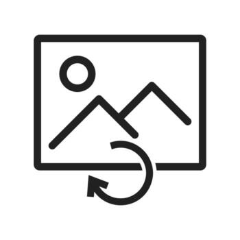 Reload Image Icon vector