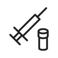 Vaccine Line Icon vector