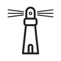 Lighthouse Line Icon vector