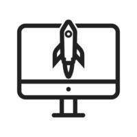 Ready to Launch Icon vector