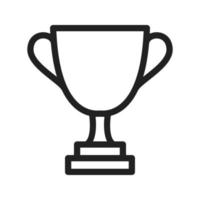 Trophy Line Icon vector